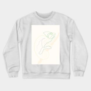 Chameleon one line Crewneck Sweatshirt